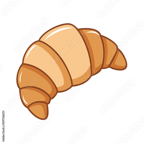 croissant icon, croissant vector illustration-simple illustration of croissant, perfect for croissant logos and icons
