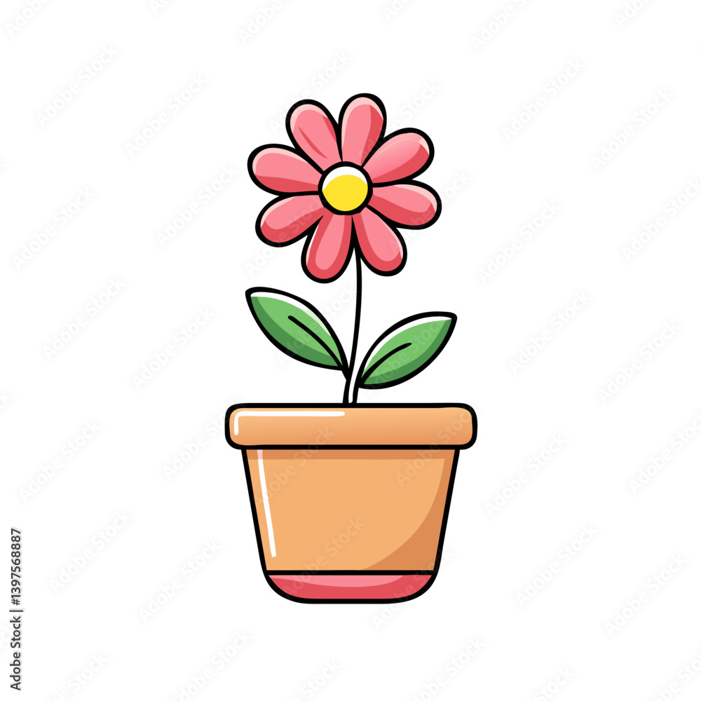 flower pot icon, flower pot vector illustration-simple illustration of flower pot, perfect for flower pot logos and icons flower pot icon, flower pot vector illustration-simple illustration of flower pot, perfect for flower pot logos and icons