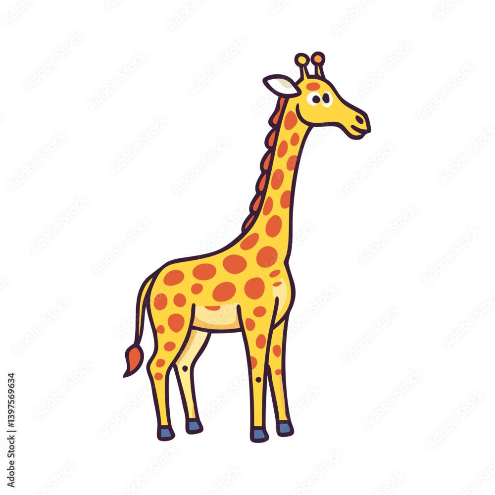 giraffe icon, giraffe vector illustration-simple illustration of giraffe, perfect for giraffe logos and icons giraffe icon, giraffe vector illustration-simple illustration of giraffe, perfect for giraffe logos and icons
