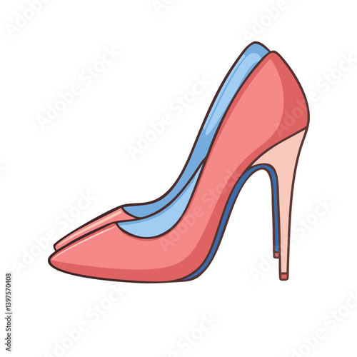 high heels icon, high heels vector illustration-simple illustration of high heels, perfect for high heels logos and icons