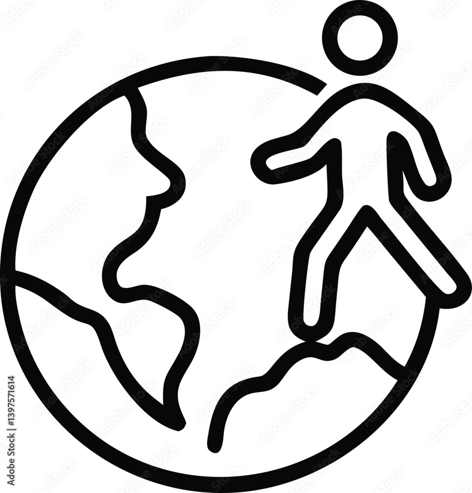 A icon design business tourism vector illustration art A icon design business tourism vector illustration art