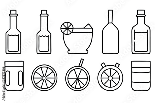 Tonic Water Icons