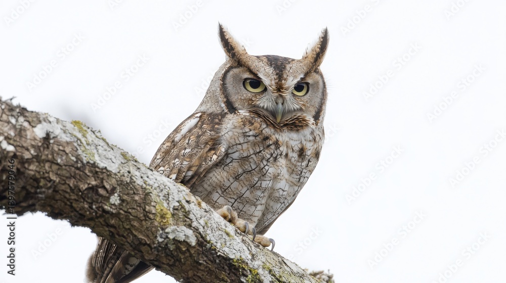 indian scops owl or Otus bakkamoena portrait perched on branch in a natural setting at keoladeo national park or bharatpur bird sanctuary rajasthan india indian scops owl or Otus bakkamoena portrait perched on branch in a natural setting at keoladeo national park or bharatpur bird sanctuary rajasthan india