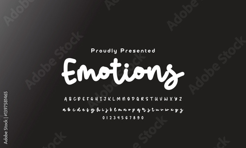 Playful style font design, childish alphabet letters and numbers vector illu thick funny font for headlines, funny text shirts, childish hood logo, quotes, and birthday headlines. 