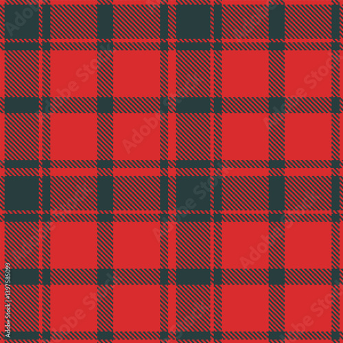 Pale scarlet Tartan patterns fabric texture. Elegant Dark charcoal Seamless Tartan