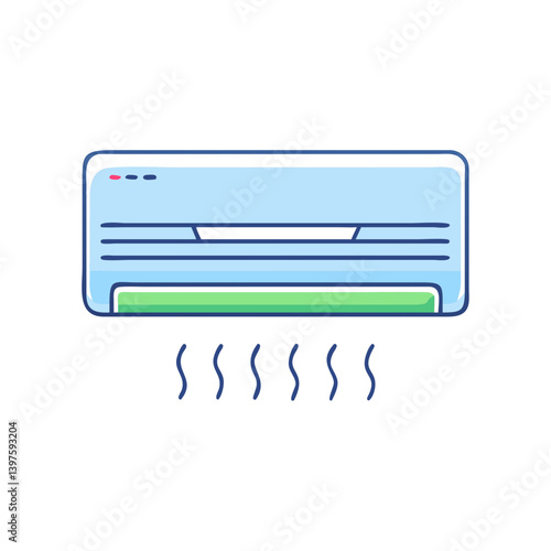 air conditioner icon, air conditioner vector illustration-simple illustration of air conditioner, perfect for air conditioner logos and icons