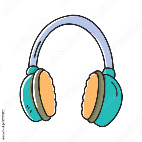 ear muffs icon, ear muffs vector illustration-simple illustration of ear muffs, perfect for ear muffs logos and icons