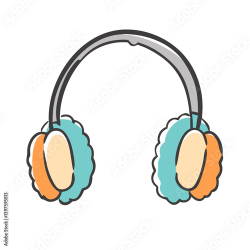 ear muffs icon, ear muffs vector illustration-simple illustration of ear muffs, perfect for ear muffs logos and icons