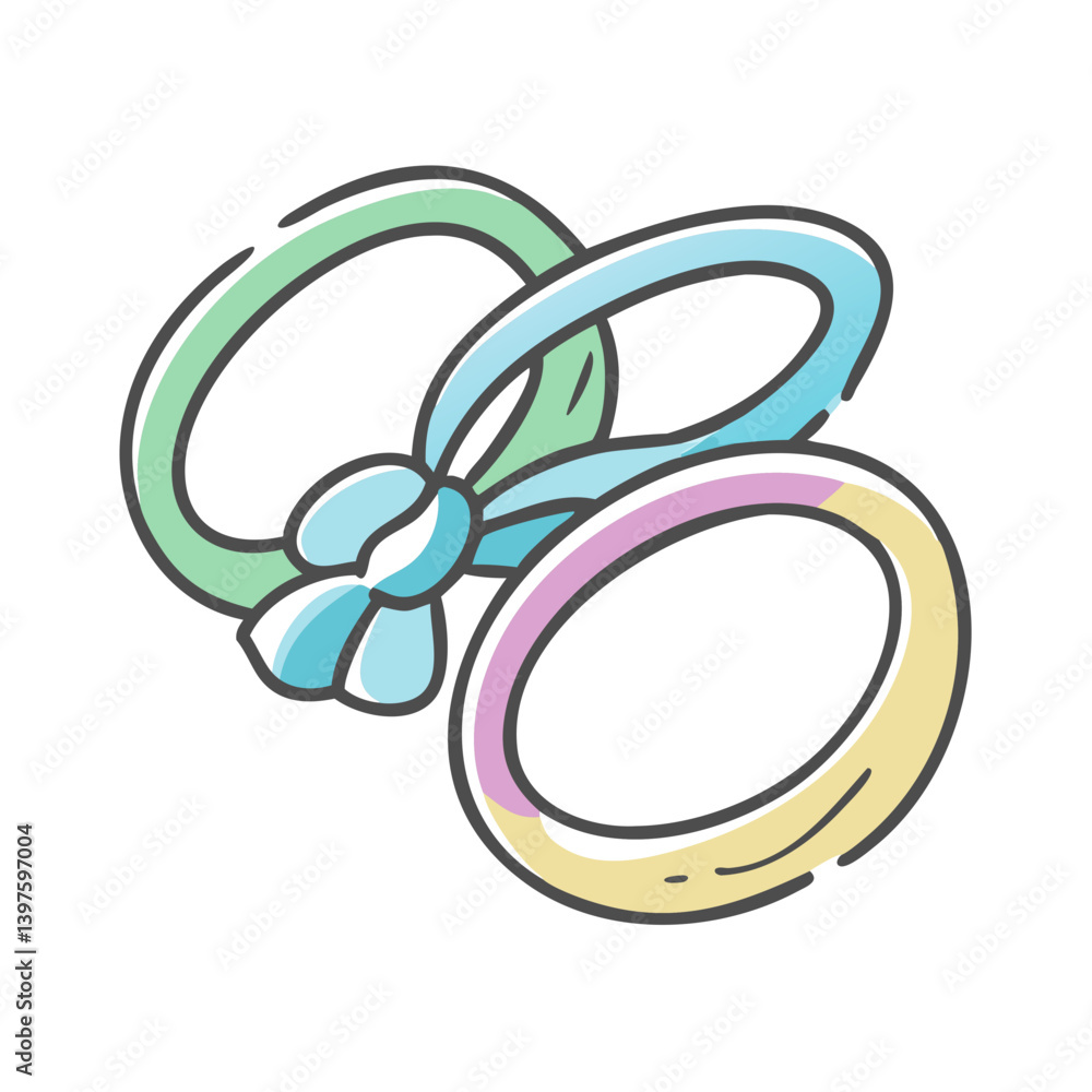 hair ties icon, hair ties vector illustration-simple illustration of hair ties, perfect for hair ties logos and icons hair ties icon, hair ties vector illustration-simple illustration of hair ties, perfect for hair ties logos and icons