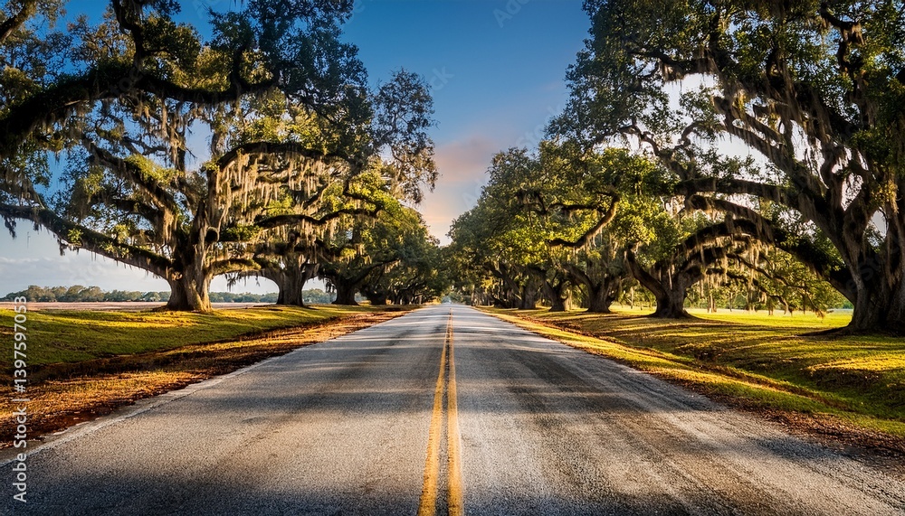 Fototapeta premium road in the forest