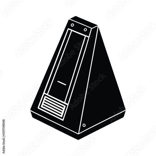 Metronome Tilted Side Illustration