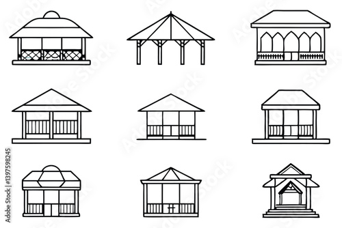 Artistic Embroidery Designs of Verandas in
