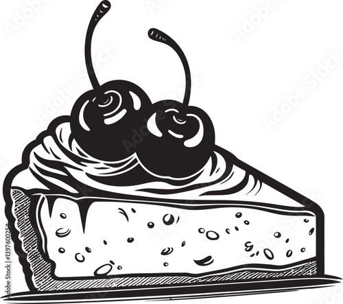 Bite Sized Bliss How a Happy Slice of Cherry Cheesecake Can Spark Joy in Your Life