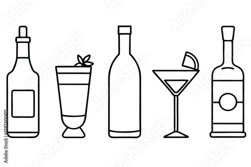 Vermouth Illustrations for Branding