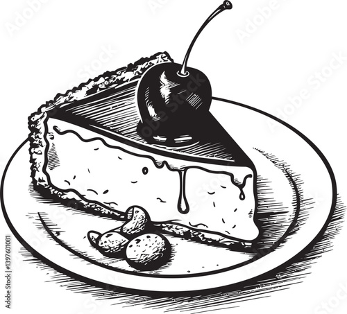A Slice of Pure Joy Enjoying the Simple Pleasure of Cherry Cheesecake