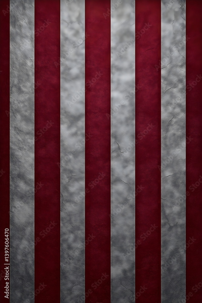 Metallic stripes on a textured red background. Metallic stripes on a textured red background.