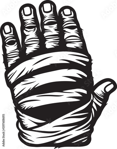 The Gripping Horror of the Mummy  Hand Unraveling Its Dark Secrets