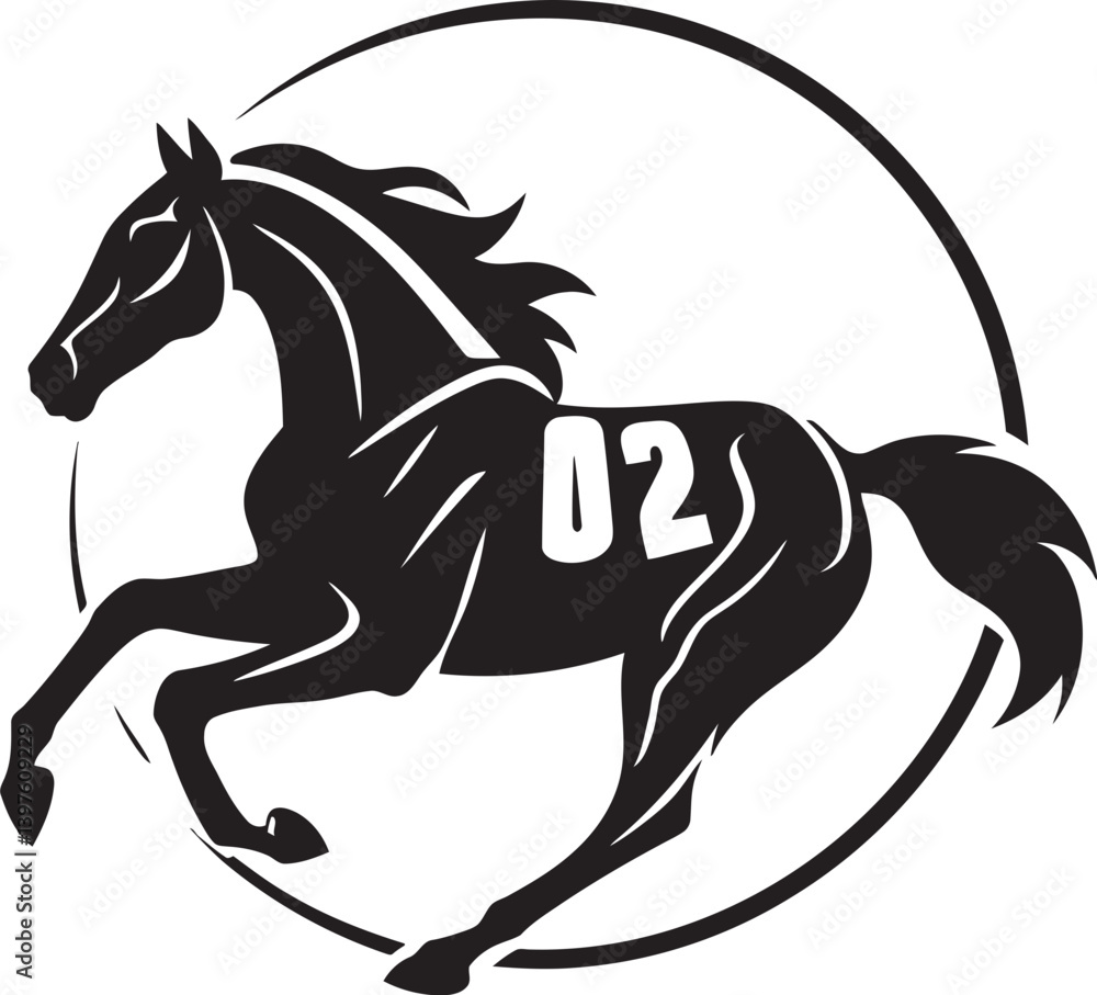Fototapeta premium The Connection Between Horse Racing and Environmental Conservation A Sustainable Future