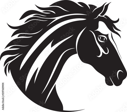 Horse Silhouettes in Graphic Illustration Techniques for Bringing Equestrian Stories to Life