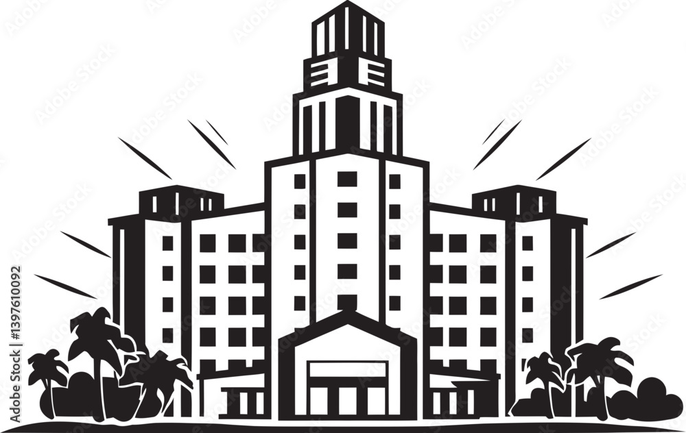 Obraz premium Mental Health in Hospitals Addressing Psychological Well Being Alongside Physical Health