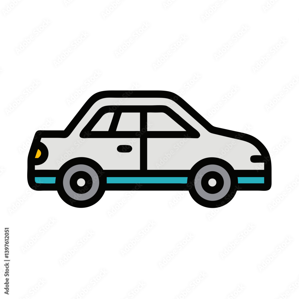 Sedan Car Icon Design Sedan Car Icon Design