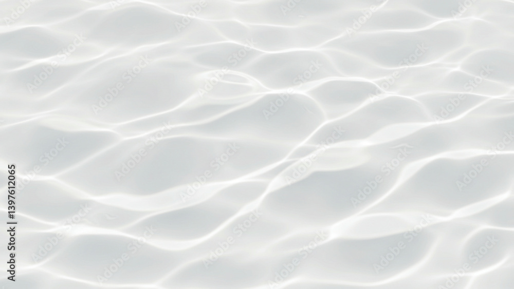 Obraz premium Abstract white transparent water shadow surface background