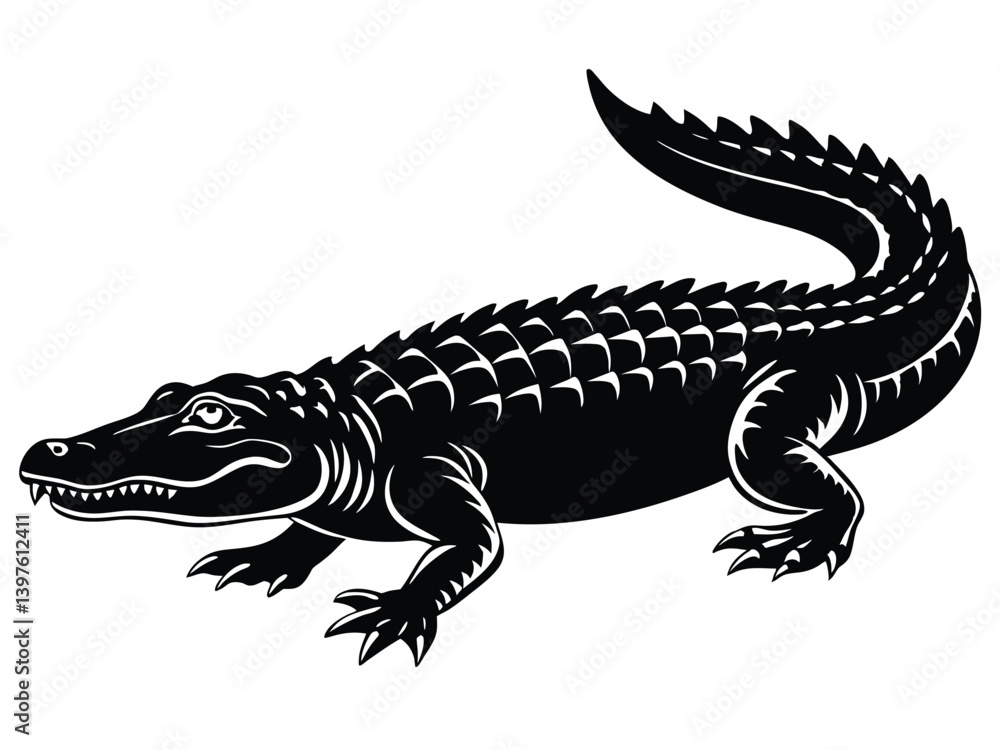 Isolated reptile, a brown bearded dragon lizard on white background, with a visible tail Isolated reptile, a brown bearded dragon lizard on white background, with a visible tail