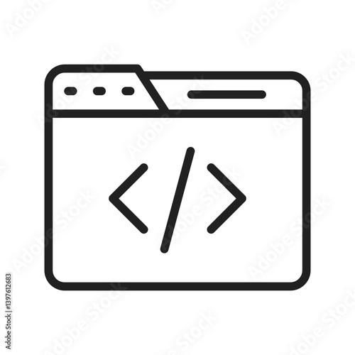 Webdesign icon vector image. Suitable for mobile apps, web apps and print media.