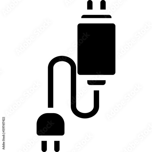 Power Adapter Glyph Icon