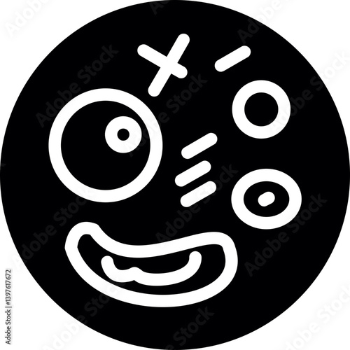 Animal Cell Glyph Icon