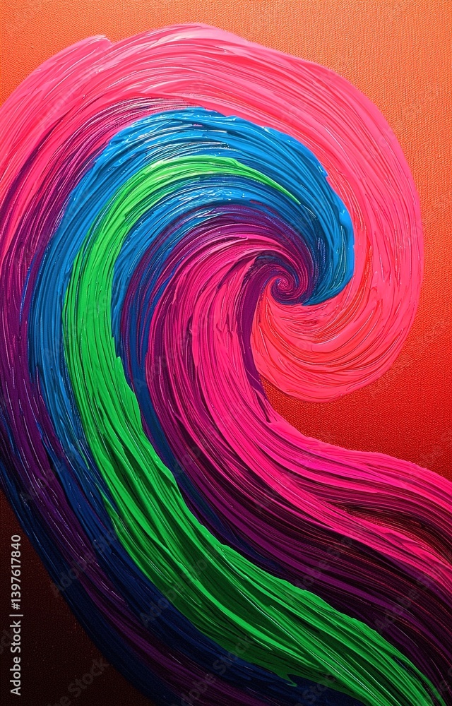 Fototapeta premium abstract colorful swirl