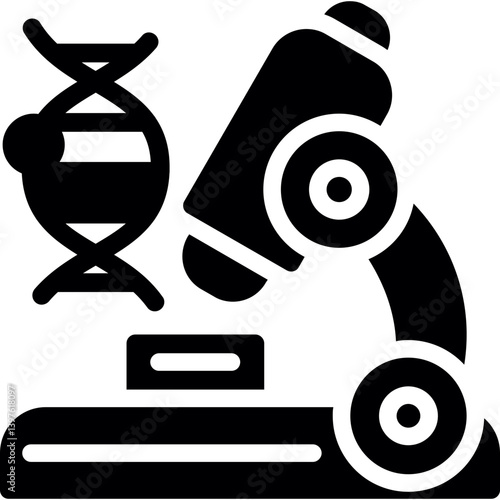 Genetic Mutation Glyph Icon