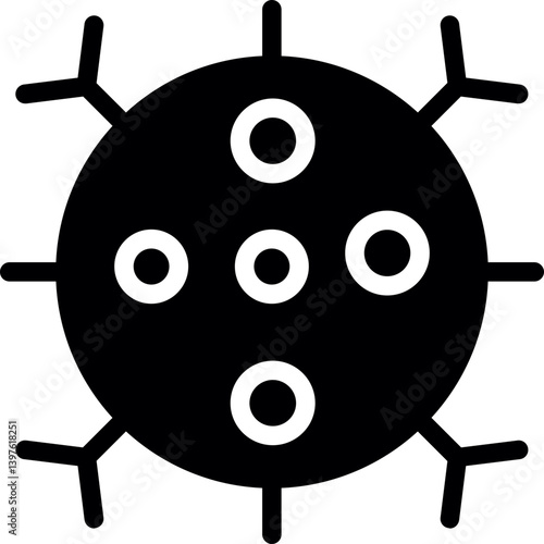 Immunology Glyph Icon