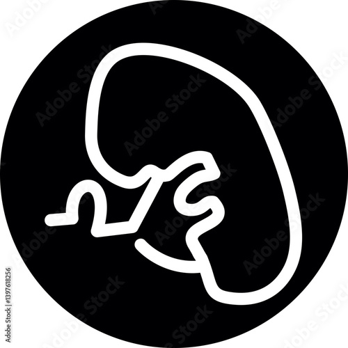Embryology Glyph Icon