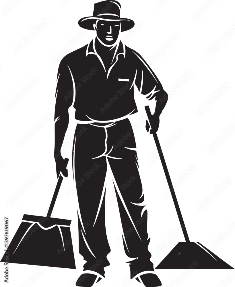The Legacy of Cleanliness What a Janitor with a Mop and Bucket Leaves Behind The Legacy of Cleanliness What a Janitor with a Mop and Bucket Leaves Behind