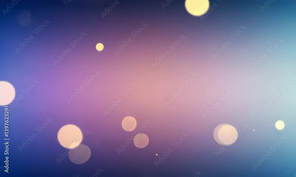 Abstract Glowing Particles Floating on Gradient Background Slow Motion Abstract Glowing Particles Floating on Gradient Background Slow Motion