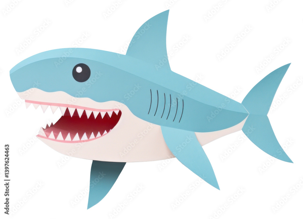 PNG Shark animal fish representation.