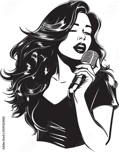 The Joyful Karaoke Girl Celebrating Life  Moments Through Song
