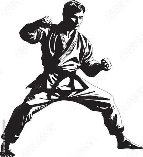 Karate Fight Dynamics The Role of Strategy in Combative Situations