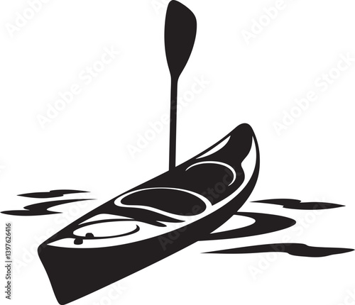 A Kayak  Stand Embracing Stillness in the Great Outdoors