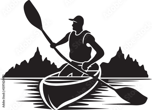 Upright Beauty The Kayak  Journey Through Nature  Wonders
