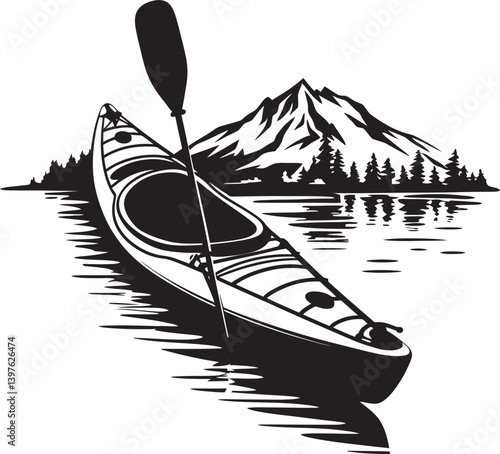Upright Harmony The Kayak as a Symbol of Stability and Balance