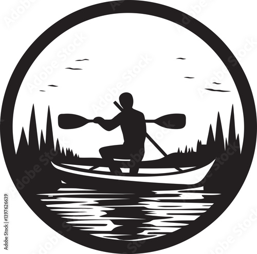 Upright Wonders A Kayak as a Symbol of Nature  Grandeur