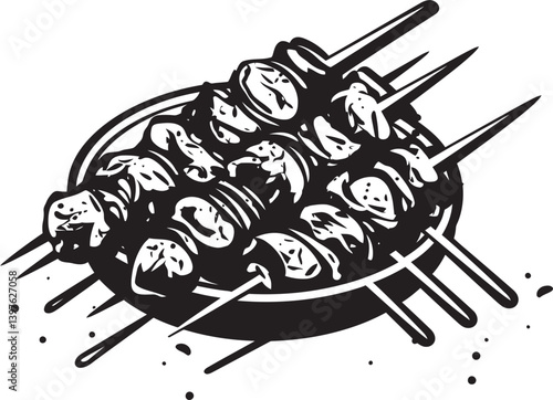 Sizzling Perfection The Experience of Kebab Shashlik on Skewers