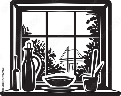 Kitchen Windows A Canvas for Seasonal Decor and Personal Expression
