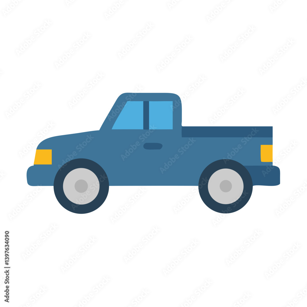 Small Pickup Truck Icon Design Small Pickup Truck Icon Design