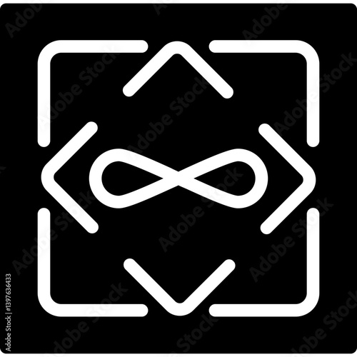 Infinity Icon Glyph Icon