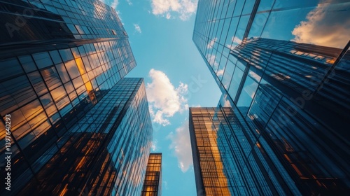 Wallpaper Mural Skyward Gaze: Modern Metropolis Architecture Torontodigital.ca