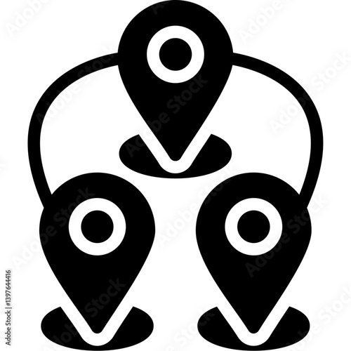 Distribution Glyph Icon