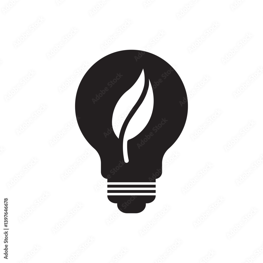 black bulb icon vector element design black bulb icon vector element design